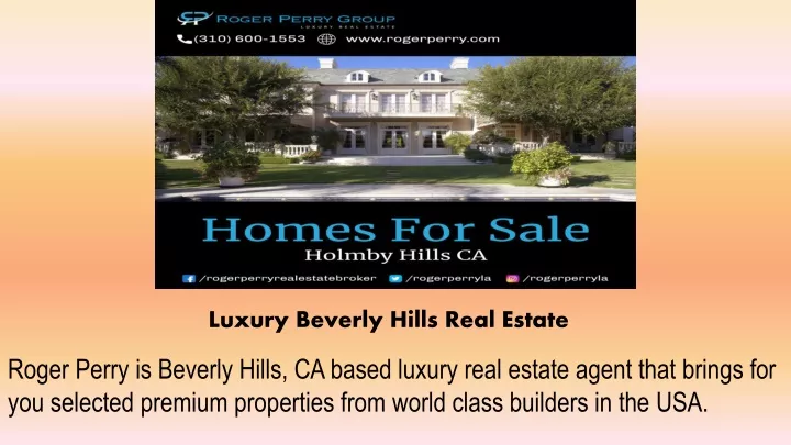 luxury beverly hills real estate