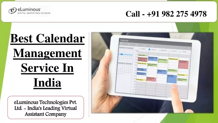 best calendar management service in india