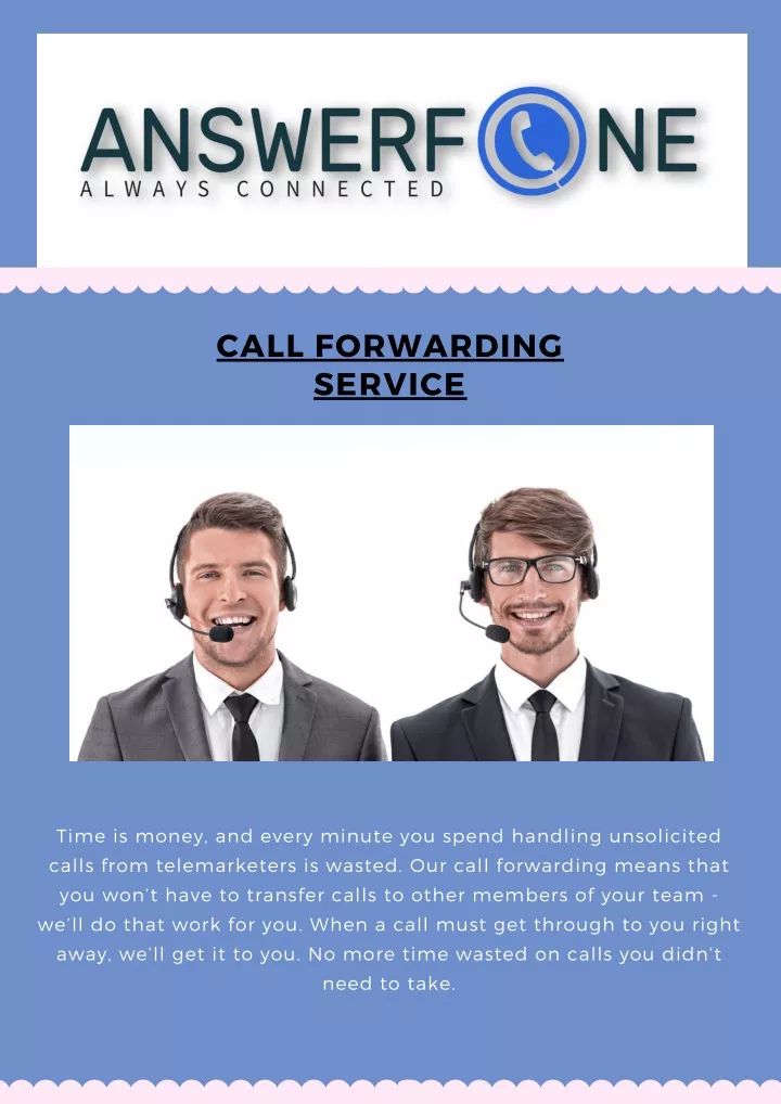 call forwarding service