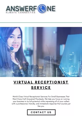 Answerfone | Virtual Receptionist Service
