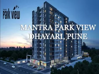 mantra park view dhayari pune