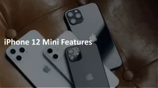 iphone 12 mini features
