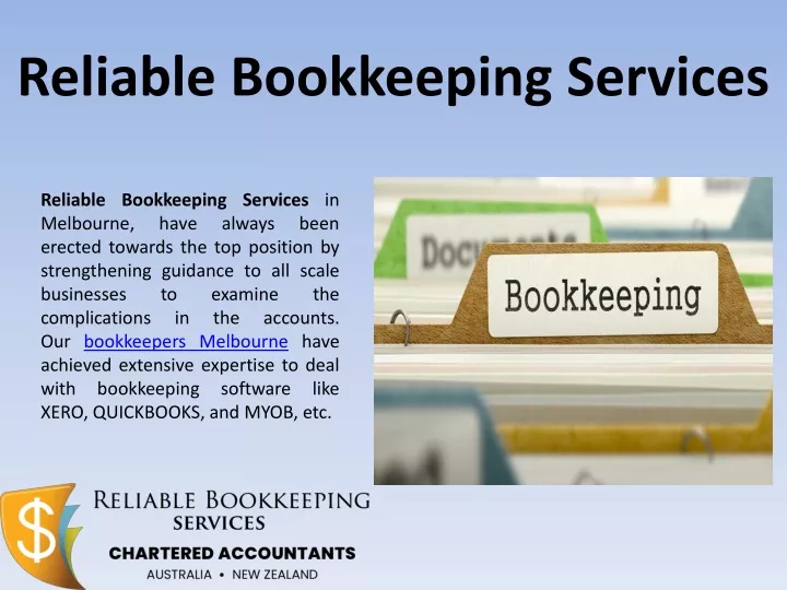 reliable bookkeeping services