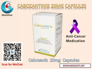 Cabozanix 20mg Capsules | Indian Cabozantinib Wholesale supplier | Generic Cometriq Price