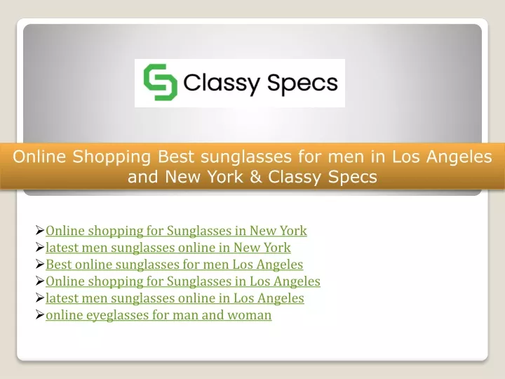 online shopping best sunglasses