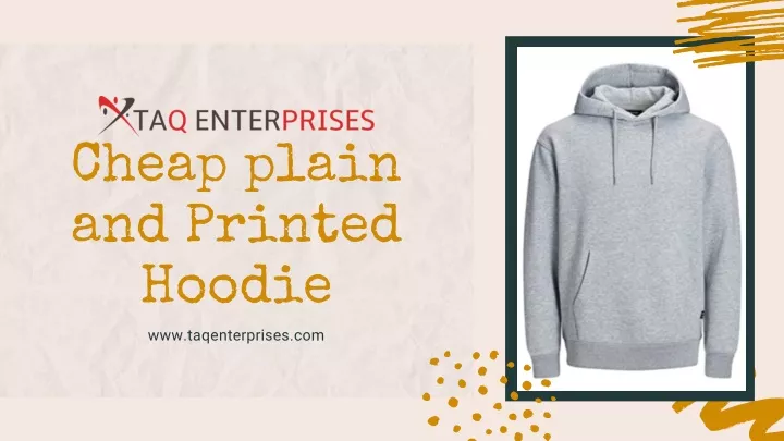 cheap plain and printed hoodie