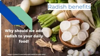 benefits of Radish