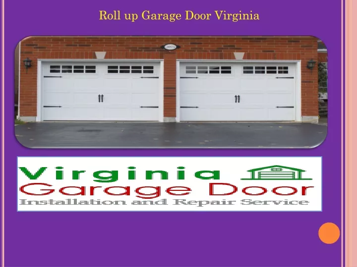 roll up garage door virginia