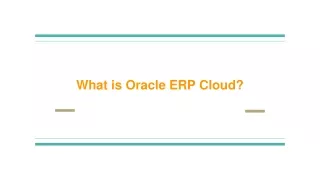 PPT - Simplified ERP Integration With Oracle Integration - Oracle Cloud ...