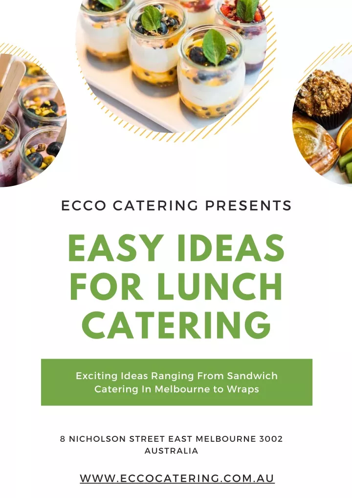 ecco catering presents