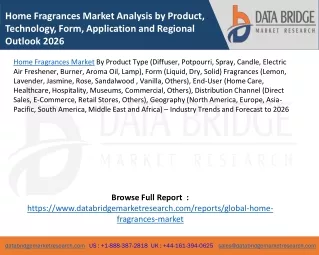 home fragrances market analysis by product