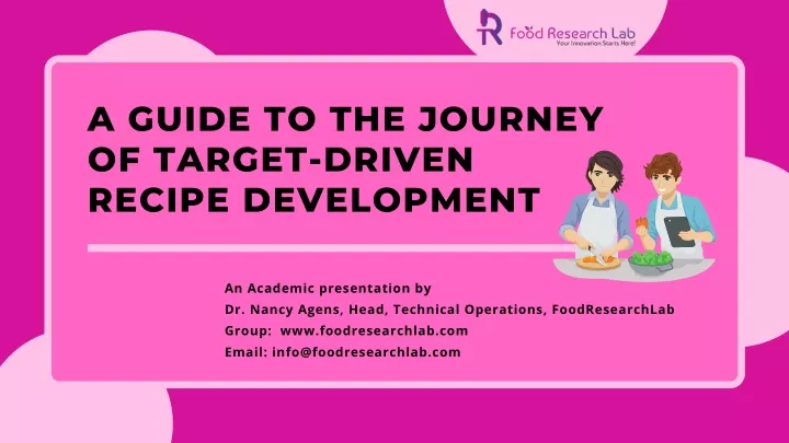 a guide to the journey of target driven recipe