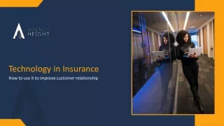 technology in insurance how to use it to improve