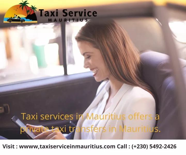 taxi services in mauritius offers a private taxi