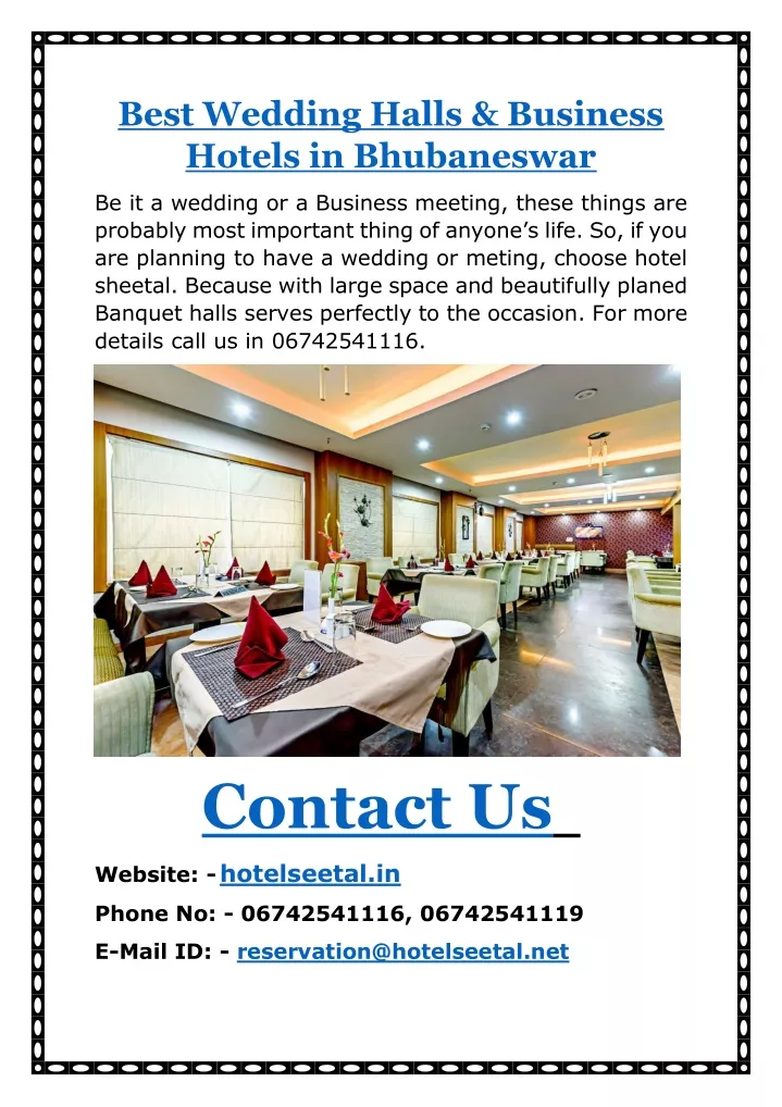 best wedding halls business hotels in bhubaneswar