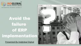 avoid the failure of erp implementation