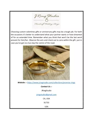 His And Hers Promise Rings | Jringstudio.com