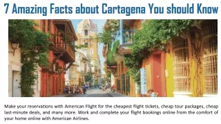 7 Amazing Facts about Cartagena You should Know