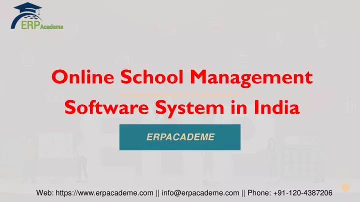 online school management software system in india