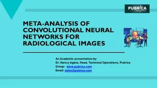 meta analysis of convolutional neural networks