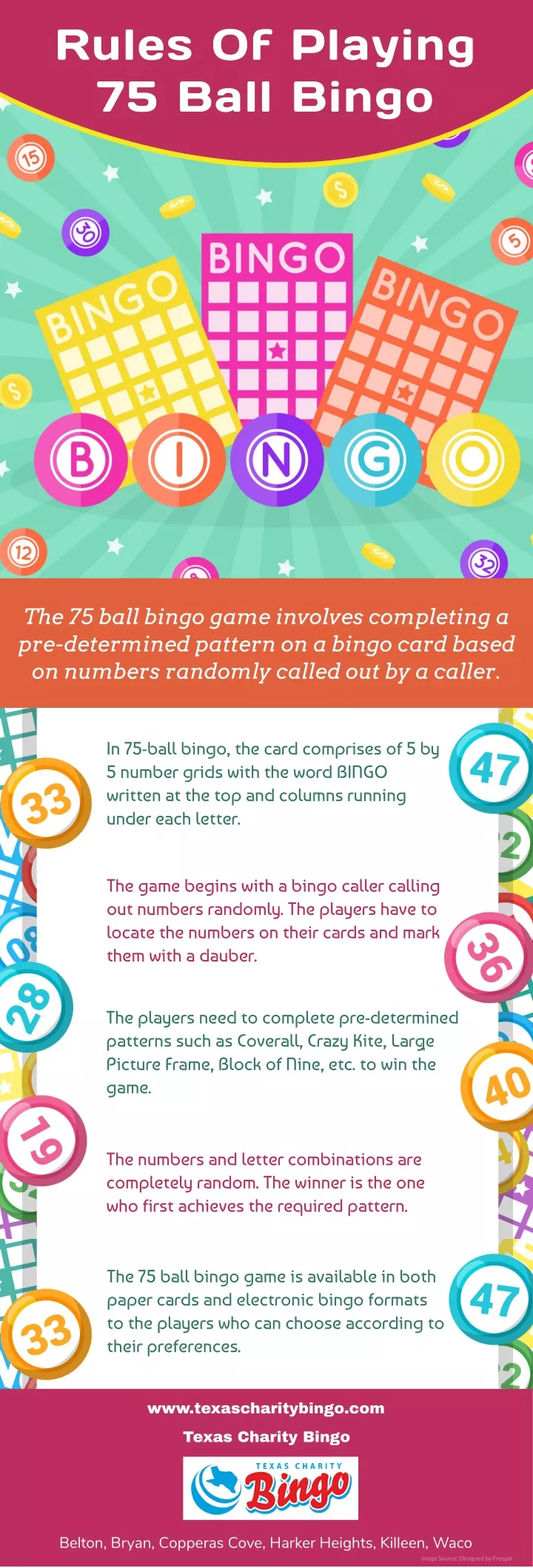 rules of playing 75 ball bingo