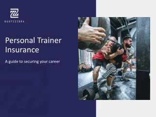 Personal Trainer Insurance
