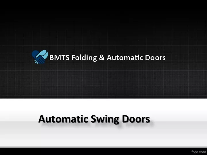 automatic swing doors