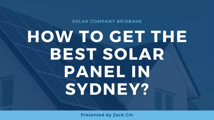 solar company brisbane