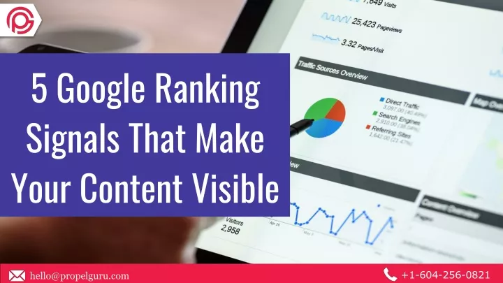 5 google ranking signals that make your content visible