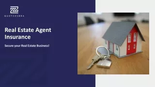 Real Estate Agent Insurance