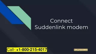 Connect the Suddenlink modem