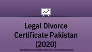 Get Divorce Certificate Pakistan Legally With Complete Guidelines