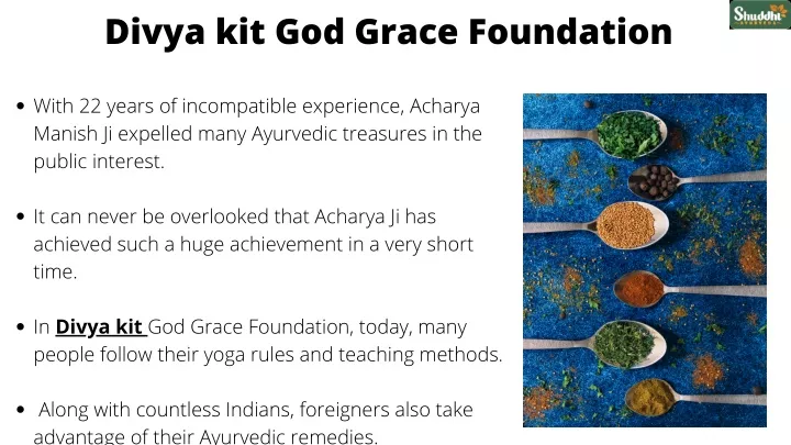 divya kit god grace foundation