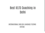Best IELTS Coaching in Delhi - slide 1