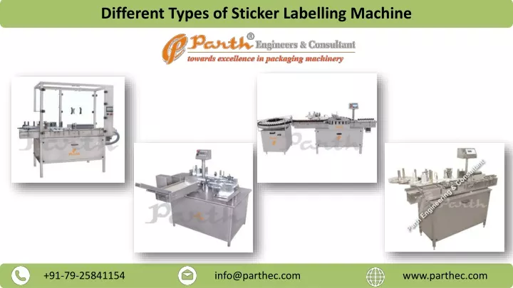 different types of sticker labelling machine