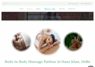 Mantra Body to Body Massage Service in Hauz Khas Delhi