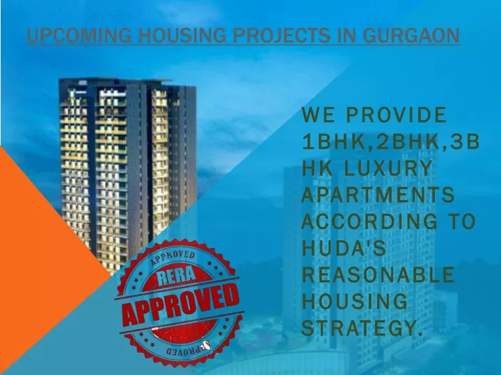 upcoming housing projects in gurgaon