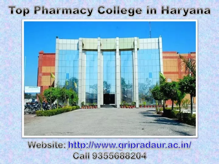 top pharmacy college in haryana