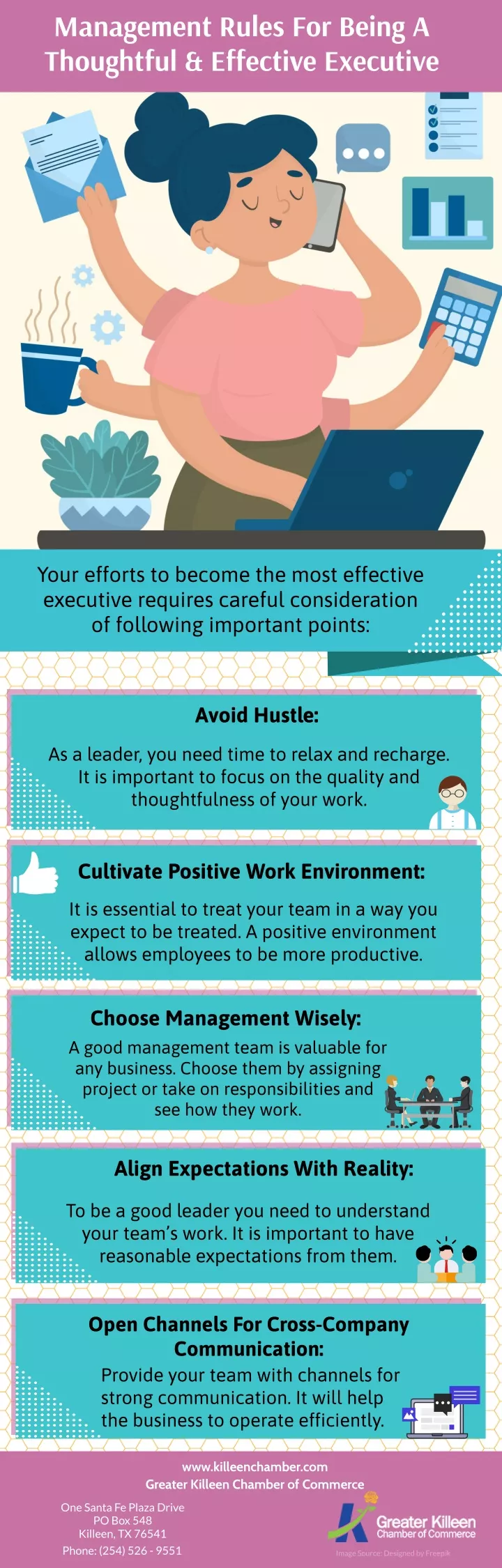 management rules for being a thoughtful effective