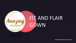 fit and flair gown