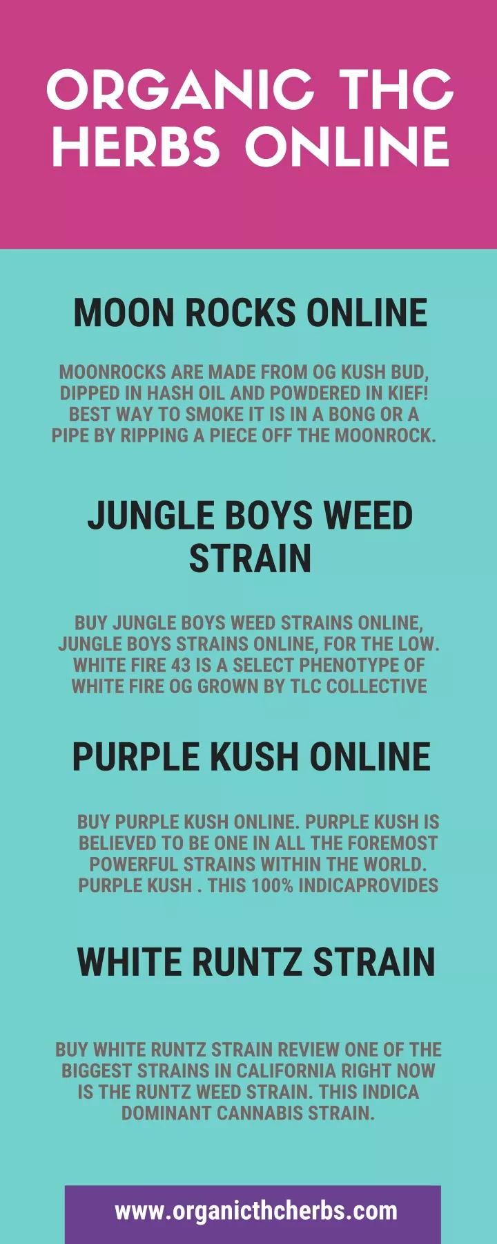 organic thc herbs online