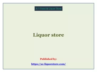 Liquor store