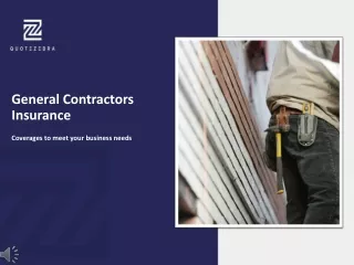 General Contractors Insurance