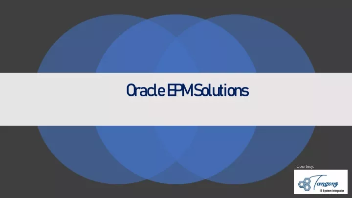 oracle epm solutions