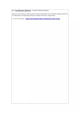 buy top behance software cheap portfolio software