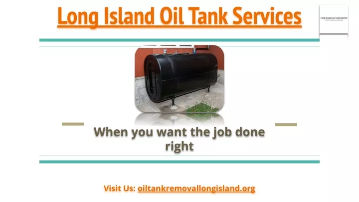 long island oil tank services