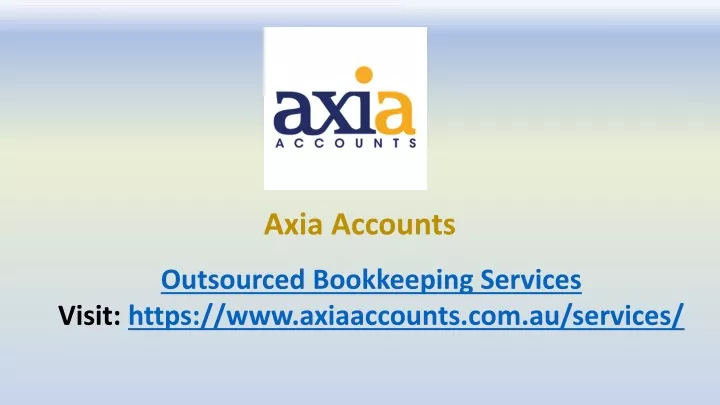 axia accounts