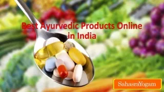 Best Ayurvedic Products Online in India