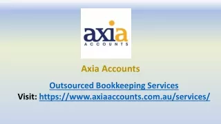Outsourced Bookkeeping