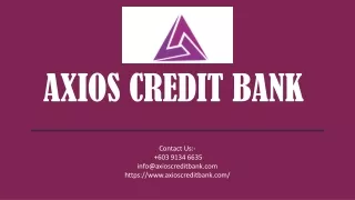 axios credit bank